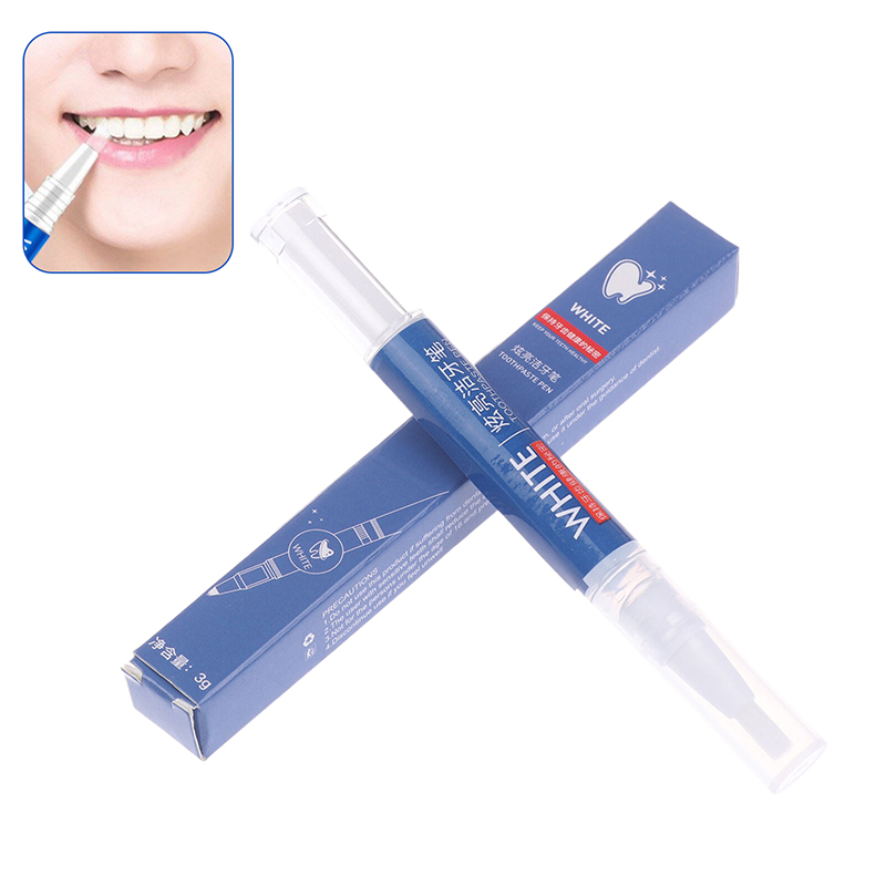 Teeth Whitening Pens - 1/2/5 ชิ้น ปากกาเจลฟอกฟันขาว ขจัดคราบฟัน ช่วยให้ฟันขาวสะอาด ลดคราบพลัค