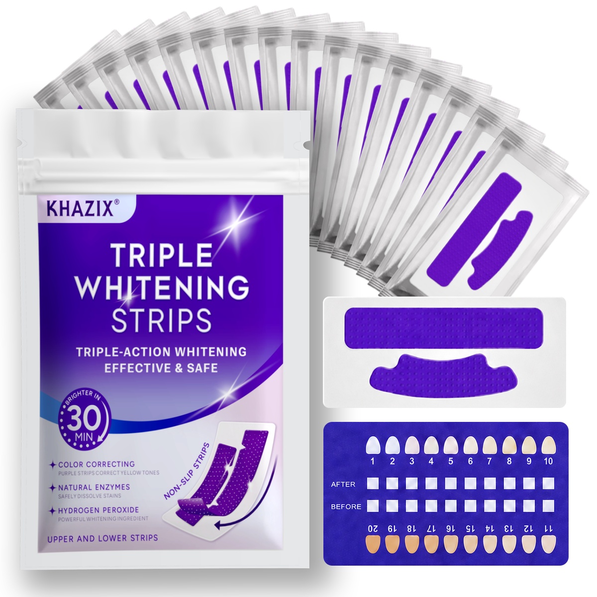 แผ่นดูแลสุขภาพช่องปาก 7 ชิ้น แ - Teeth Whitening Kit บทวิจารณ์และราคา
