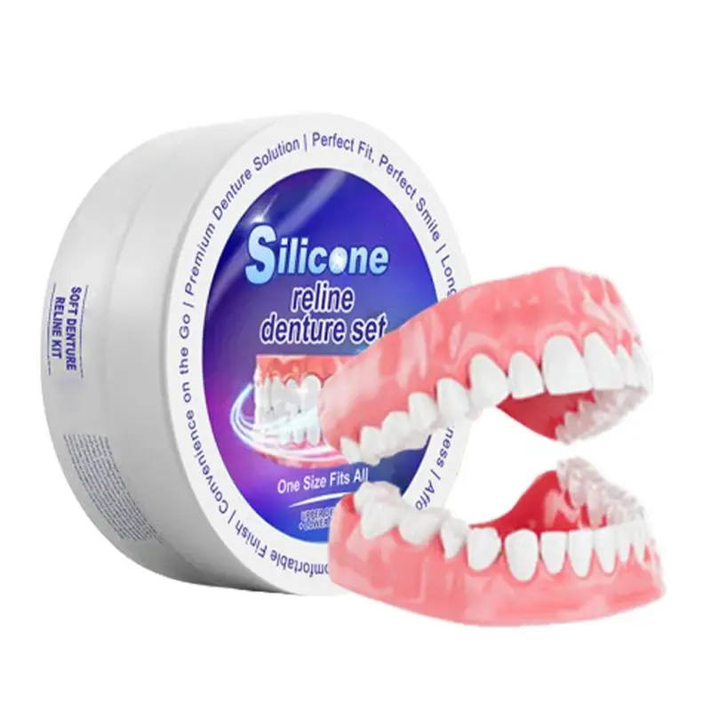 ซิลิโคนชุดฟันปลอม Fit ชั่วคราว - Teeth Whitening Kit บทวิจารณ์และราคา