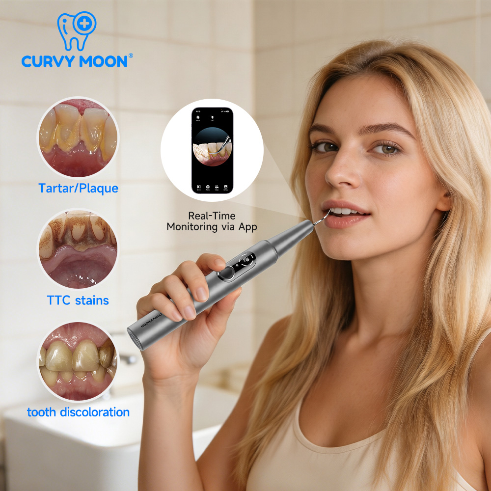 CURVY MOON เครื่องทำความสะอาดฟ - Teeth Whitening Mouthwash บทวิจารณ์และราคา