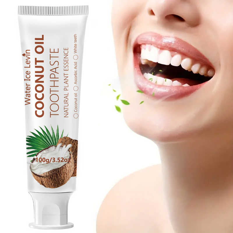 ยาสีฟันน้ำมันมะพร้าว 100 กรัม  - Teeth Whitening Mouthwash บทวิจารณ์และราคา
